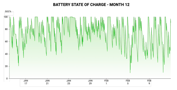 big joe forklift battery state of charge month 12